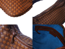 画像をギャラリービューアに読み込む, 極美品 BOTTEGA VENETA ボッテガヴェネタ イントレチャート ホーボー ハンドバッグ レザー オレンジ ワンショルダー 中古 4b001751