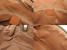 画像をギャラリービューアに読み込む, CELINE セリーヌ ミニボストン ハンドバッグ DM00/1 マカダム柄 PVCレザー ブラウン ゴールド金具 良品 中古 4b001759