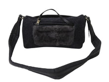 画像をギャラリービューアに読み込む, PRADA プラダ ショルダーバッグ ハンドバッグ 2way アントラチーテシェットランド 99AW B9475 ウール ファー シルバー金具 美品 中古 4B001800