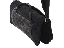 画像をギャラリービューアに読み込む, PRADA プラダ ショルダーバッグ ハンドバッグ 2way アントラチーテシェットランド 99AW B9475 ウール ファー シルバー金具 美品 中古 4B001800