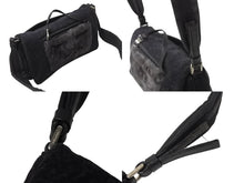 画像をギャラリービューアに読み込む, PRADA プラダ ショルダーバッグ ハンドバッグ 2way アントラチーテシェットランド 99AW B9475 ウール ファー シルバー金具 美品 中古 4B001800