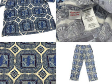 画像をギャラリービューアに読み込む, 極美品 Supreme シュプリーム 22SS Regency Pajama Set Blue パジャマ セットアップ 青 ペイズリー サイズ S 中古 4b001809