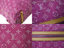 画像をギャラリービューアに読み込む, LOUIS VUITTON ルイヴィトン ハンドバッグ ワンショルダー バギーGM モノグラムデニム M95210 ピンク ゴールド金具 美品 中古 4b001811