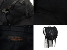 画像をギャラリービューアに読み込む, UNDERCOVER アンダーカバー 05AW ハギ加工 バックパック フリンジ フェード archive アーカイブ ブラック 美品 中古 4b001851