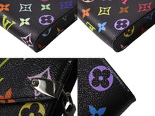 画像をギャラリービューアに読み込む, 極美品 LOUIS VUITTON ルイヴィトン フォンポーチ メティス ショルダーバッグ M14098 モノグラム マルチカラー ブラック 村上隆 中古 4b001950
