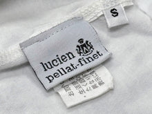 画像をギャラリービューアに読み込む, Lucien Pellat-Finet ルシアン ペラフィネ マリファナ 半袖Tシャツ サイズS プリント ホワイト イエロー 美品 中古 4b002077