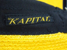 画像をギャラリービューアに読み込む, 新品未使用 KAPITAL キャピタル ABACA マニラ麻 リネン ベレー帽 ハット 帽子 K1904XH537 サイズFREE イエロー 中古 4b002091