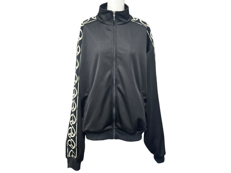 新品未使用 KAPITAL キャピタル スムースジャージー TH.D.D. トラックJKT ジャケット K2503LC105 ブラック 黒 サイズ 4 XL 中古 4b002098