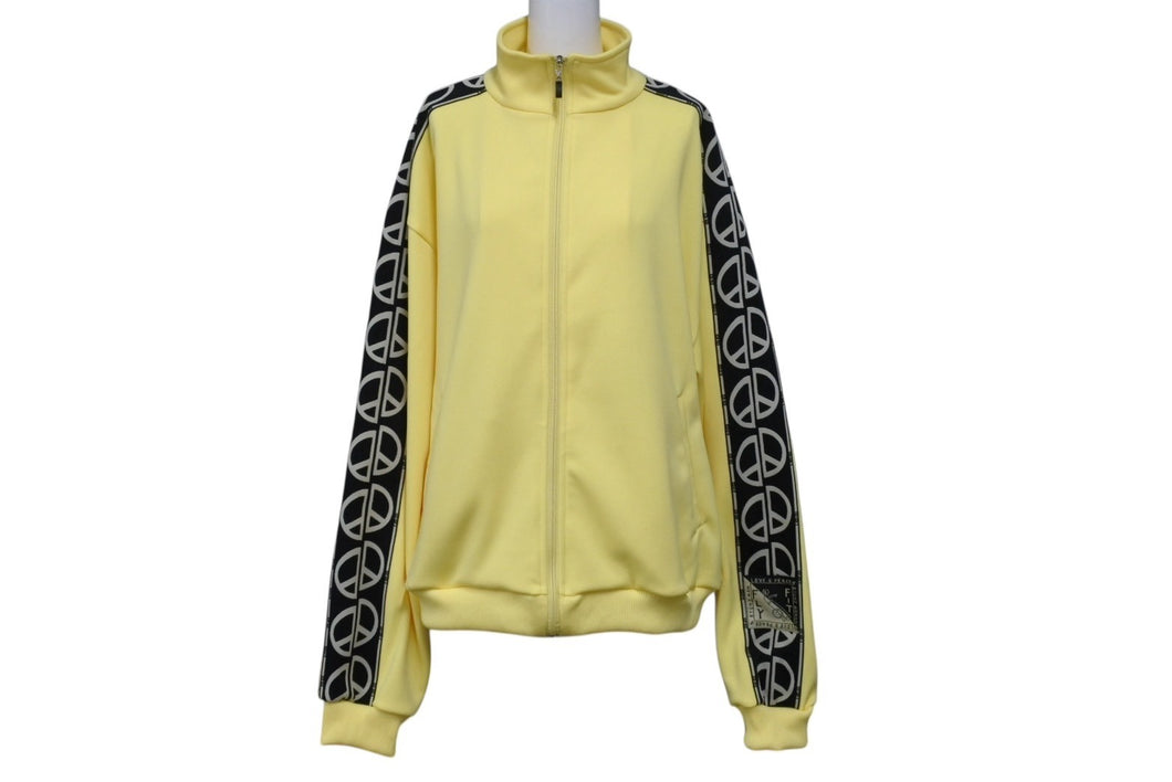 新品未使用 KAPITAL キャピタル スムースジャージー TH.D.D. トラックJKT ジャケット K2503LC105 ライトイエロー 黄色 サイズ 4 XL 中古 4b002099