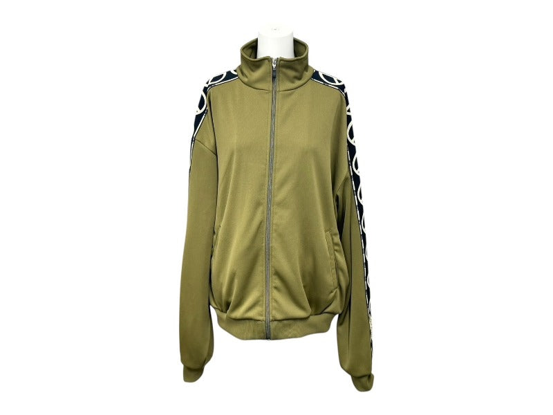 新品未使用 KAPITAL キャピタル スムースジャージー TH.D.D. トラックJKT ジャケット K2503LC105 カーキ サイズ4 (XL) 中古 4b002100