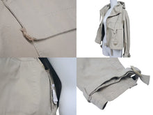 画像をギャラリービューアに読み込む, PRADA プラダ 2010年製 ラッピングストラップ ショートレングスコート 88721J ベージュ サイズS 美品 中古 4b002154