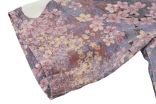 画像をギャラリービューアに読み込む, 新品未使用 KAPITAL キャピタル レーヨン 桜 BONE pt アロハシャツ K2503SS049 ボタンアップ ボーン 骨 SAX サックス サイズ 5 XXL 中古 4b002201