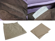 画像をギャラリービューアに読み込む, 極美品 BOTTEGAVENETA ボッテガヴェネタ ハンドバッグ イントレチャート B03605115H パープル レザー ブラック金具 美品 中古 4b002230