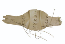 Load image into Gallery viewer, Christian Dior クリスチャンディオール コルセットベルト ブラウン フェミニン ゴールド 刻印 レザー 美品 中古 4b002233