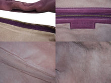 画像をギャラリービューアに読み込む, BOTTEGA VENETA ボッテガヴェネタ イントレチャート ホーボー ワンショルダーバッグ レザー パープル ゴールド金具 美品 中古 4b002249