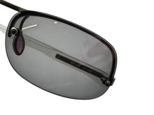 画像をギャラリービューアに読み込む, 極美品 PRADA プラダ リムレス サングラス SPR 55A 2AC-5A1 クリア グレー プラスチック イタリア製 中古 4b002257