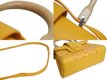 画像をギャラリービューアに読み込む, 極美品 GOYARD ゴヤール サイゴン ミニ ソフトバッグ 2WAY ハンドバッグ SAIGONMINTY08CL08P イエロー シルバー金具 中古 4b002277