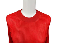 画像をギャラリービューアに読み込む, 極美品 GIANNI VERSACE ジャンニ ヴェルサーチ レーヨン カットソー レッド メデューサロゴ サイズ36 中古 4b002282