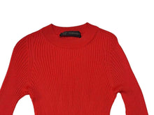 画像をギャラリービューアに読み込む, 極美品 GIANNI VERSACE ジャンニ ヴェルサーチ レーヨン カットソー レッド メデューサロゴ サイズ36 中古 4b002282