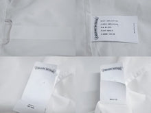 画像をギャラリービューアに読み込む, 新品未使用 CHROME HEARTS クロムハーツ オープンカラーシャツ 開襟シャツ サイズS CH刺繍 ロゴボタン ホワイト 中古 4b002301