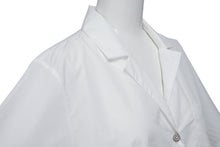 画像をギャラリービューアに読み込む, 新品未使用 CHROME HEARTS クロムハーツ オープンカラーシャツ 開襟シャツ サイズS CH刺繍 ロゴボタン ホワイト 中古 4b002301
