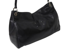 画像をギャラリービューアに読み込む, MARTIN MARGIELA マルタンマルジェラ ハンドバッグ 2way S56WG0044 SX9573 ブラック 黒 レザー シルバー金具 中古 4b002338