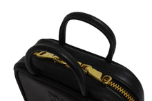 画像をギャラリービューアに読み込む, 極美品 MIU MIU ミュウミュウ ボー レザー マイクロバッグ ハンドバッグ 5NR036 カーフ ブラック ゴールド金具 中古 4b002342