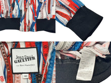 Load image into Gallery viewer, Jean Paul Gaultier ジャンポールゴルチェ ブルゾン サイズ40 JPT011 ジップアップ メジャー柄 総柄 マルチカラー 美品 中古 4b002364