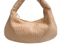 画像をギャラリービューアに読み込む, BOTTEGAVENETA ボッテガヴェネタ イントレチャート ホーボー ワンショルダーバッグ 189227 レザー ピンク 鞄 肩掛け 美品 中古 4b002373