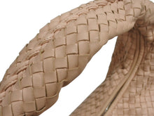 画像をギャラリービューアに読み込む, BOTTEGAVENETA ボッテガヴェネタ イントレチャート ホーボー ワンショルダーバッグ 189227 レザー ピンク 鞄 肩掛け 美品 中古 4b002373