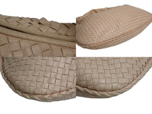 画像をギャラリービューアに読み込む, BOTTEGAVENETA ボッテガヴェネタ イントレチャート ホーボー ワンショルダーバッグ 189227 レザー ピンク 鞄 肩掛け 美品 中古 4b002373