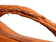 画像をギャラリービューアに読み込む, BOTTEGA VENETA ボッテガヴェネタ イントレチャート ホーボー ワンショルダーバッグ 115654 レザー オレンジ 良品 中古 4b002379