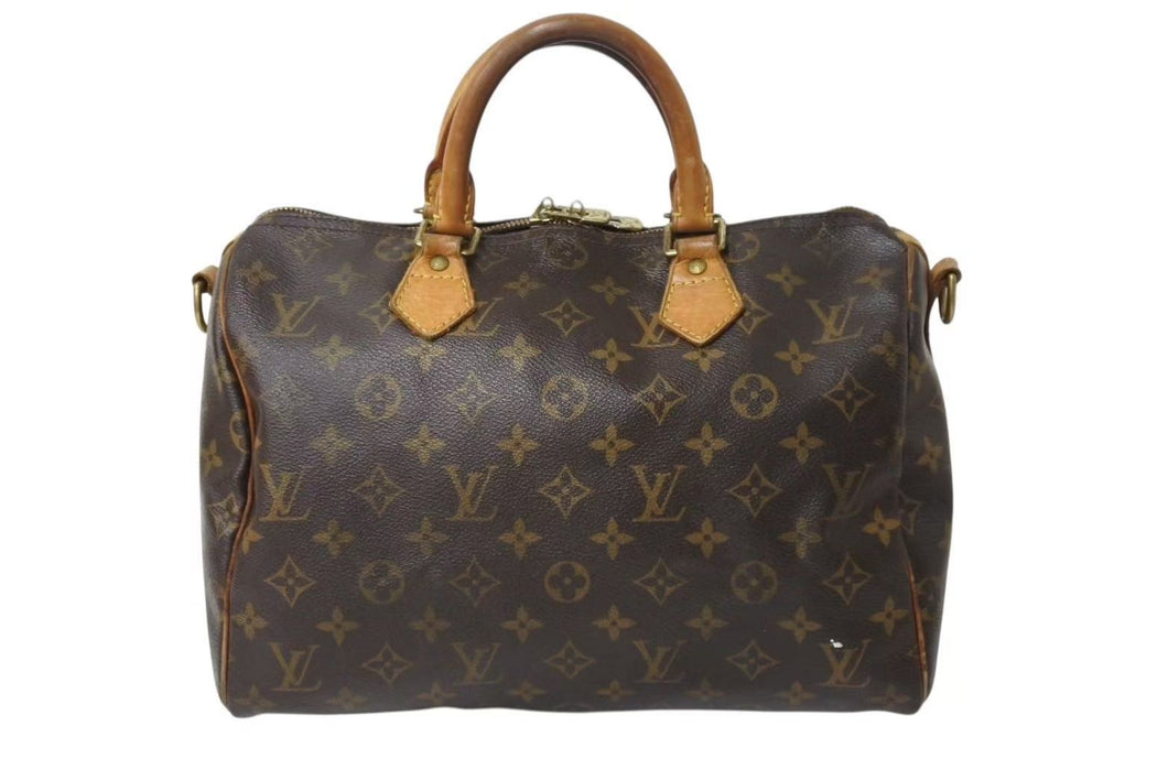 LOUIS VUITTON ルイヴィトン ショルダーバッグ 2way M41112 スピーディバンドリエール30 モノグラム 中古 4b002421