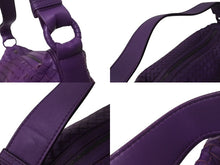 画像をギャラリービューアに読み込む, BOTTEGA VENETA ボッテガヴェネタ ハンドバッグ パープル 紫 B04568009H イントレチャート レザー 美品 中古 4b002446