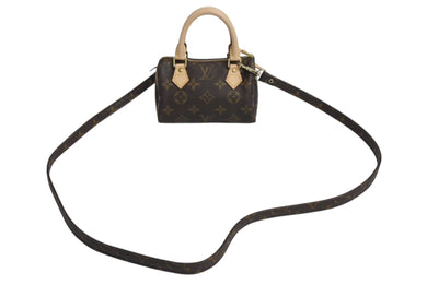 極美品 LOUIS VUITTON ルイヴィトン ミニスピーディー ハンドバッグ 2WAYバッグ M41534 モノグラム ブラウン 中古 4b002455