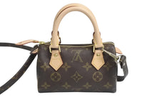 画像をギャラリービューアに読み込む, 極美品 LOUIS VUITTON ルイヴィトン ミニスピーディー ハンドバッグ 2WAYバッグ M41534 モノグラム ブラウン 中古 4b002455
