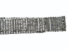 画像をギャラリービューアに読み込む, DOLCE&amp;GABBANA ドルチェアンドガッバーナ ベラインストーン ベルト チョーカー セット 04A1AW8 シルバー クリア メタル 美品 中古 4b002490