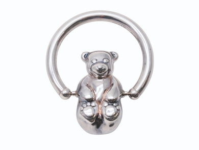 Tiffany&Co ティファニー ベビー ベア ラトル ブレスレット アクセサリー ガラガラ YO400 シルバー925 42.3g 美品 中古 4b002557