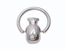 画像をギャラリービューアに読み込む, Tiffany&amp;Co ティファニー ベビー ベア ラトル ブレスレット アクセサリー ガラガラ YO400 シルバー925 42.3g 美品 中古 4b002557