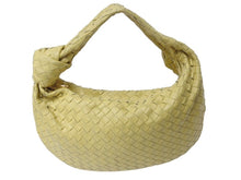 画像をギャラリービューアに読み込む, BOTTEGA VENETA ボッテガヴェネタ ザ ジョディ ラージ ソフトクラッチ型 ワンショルダーバッグ B08969138W イエロー 美品 中古 4b002689