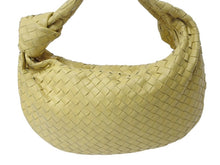 画像をギャラリービューアに読み込む, BOTTEGA VENETA ボッテガヴェネタ ザ ジョディ ラージ ソフトクラッチ型 ワンショルダーバッグ B08969138W イエロー 美品 中古 4b002689