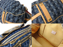 画像をギャラリービューアに読み込む, 極美品 LOUIS VUITTON ルイヴィトン モノグラムデニム カバレイエGM 2way ショルダーバッグ ブルー ゴールド金具 M95336 中古 4b002695
