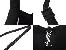 画像をギャラリービューアに読み込む, [USED/中古]SAINT LAURENT サンローラン ショルダーバッグ ナイロン GUE733294.1122 ホワイト金具 Aランク 中古 4b002698
