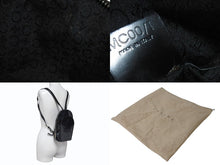 Load image into Gallery viewer, CELINE セリーヌ ミニリュック バックパック マカダム オールドセリーヌ ヴィンテージ レザー パテント ブラック 美品 中古 4b002847