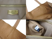 画像をギャラリービューアに読み込む, MIUMIU ミュウミュウ トートバッグ ハンドバッグ バイカラー レザー ブラウン ライトブラウン ゴールド金具 美品 中古 4b002851