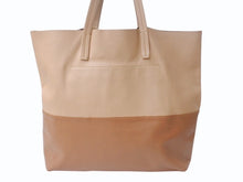 画像をギャラリービューアに読み込む, MIUMIU ミュウミュウ トートバッグ ハンドバッグ バイカラー レザー ブラウン ライトブラウン ゴールド金具 美品 中古 4b002851