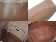 画像をギャラリービューアに読み込む, MIUMIU ミュウミュウ トートバッグ ハンドバッグ バイカラー レザー ブラウン ライトブラウン ゴールド金具 美品 中古 4b002851