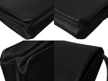 画像をギャラリービューアに読み込む, YVES SAINT LAURENT イヴサンローラン ショルダーバッグ YSL カサンドラロゴ レザー ブラック ゴールド金具 美品 中古 4b002852