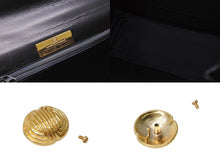 画像をギャラリービューアに読み込む, GIVENCHY MAROQUINERIE ジバンシィ マロキネリー フォーマルバッグ トップハンドル ハンドバッグ レザー ブラック 美品 中古 4b002861