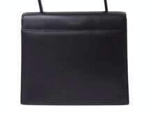 画像をギャラリービューアに読み込む, GIVENCHY MAROQUINERIE ジバンシィ マロキネリー フォーマルバッグ トップハンドル ハンドバッグ レザー ブラック 美品 中古 4b002861